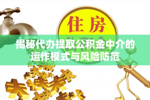 宁远揭秘代办提取公积金中介的运作模式与风险防范