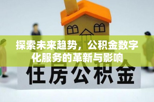 宁远探索未来趋势，公积金数字化服务的革新与影响